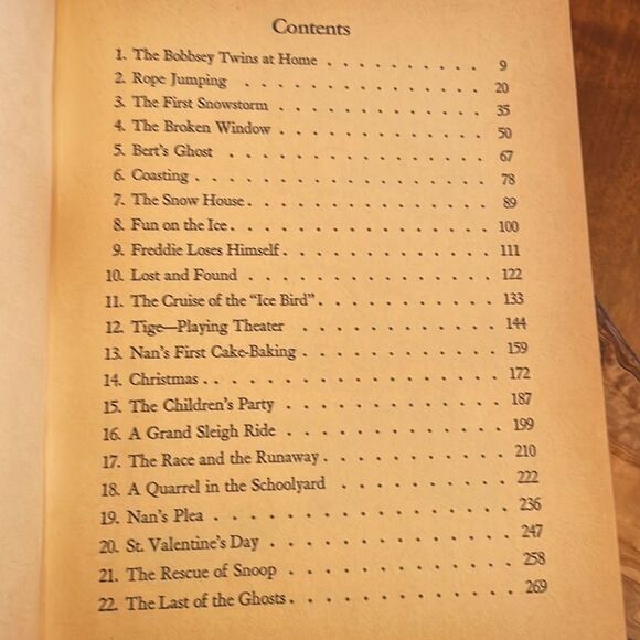 The Bobbsey Twins Merry Days Indoors and Out Hardcover Book - Picture 6 of 6